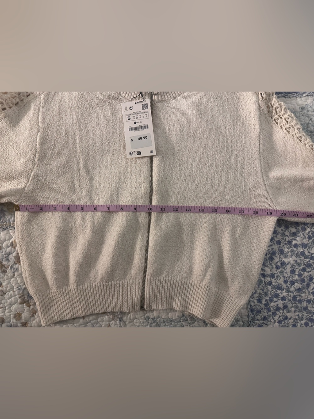 🌟Zara Cream Women's Cardigan - Picture 10 of 10